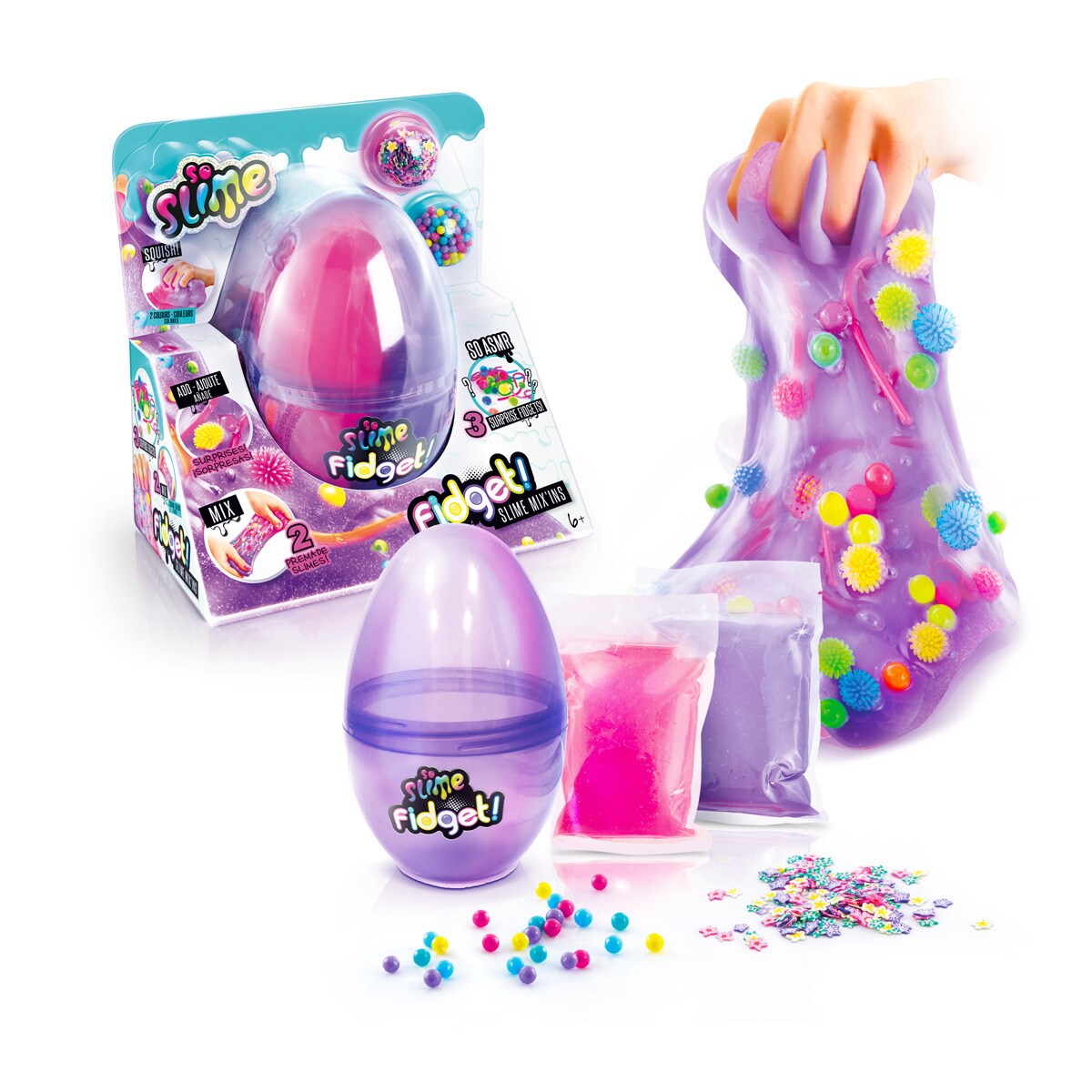 Slime Mix'in Slijmset in Ei – Compleet met Toebehoren