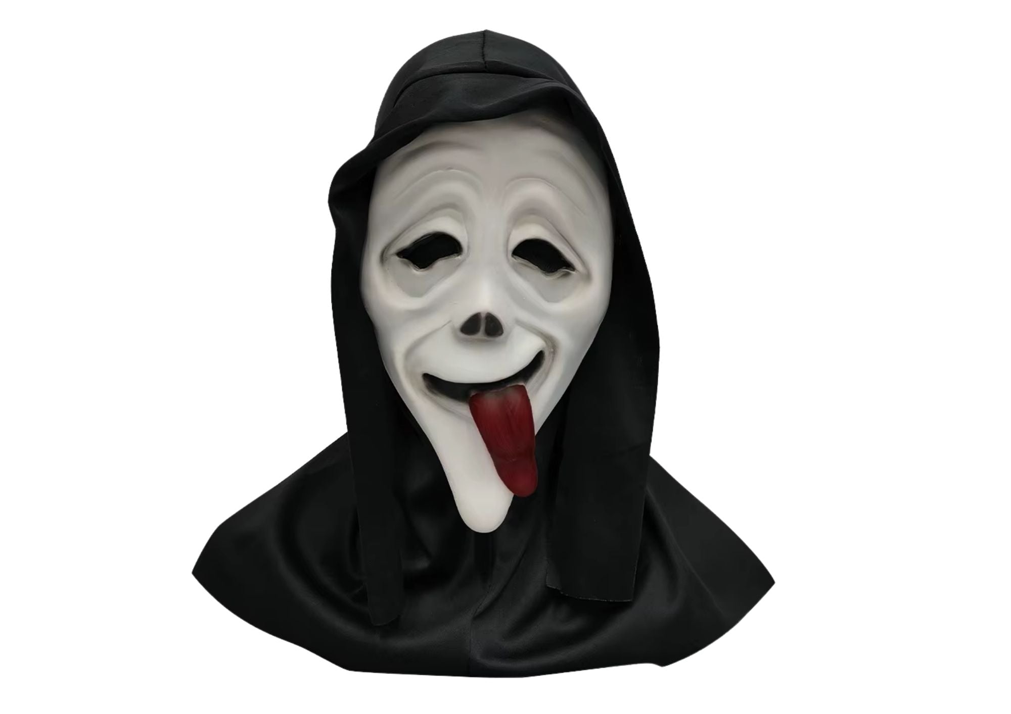 J&N Store - Halloween Masker -Zwart Wit - humor Geest