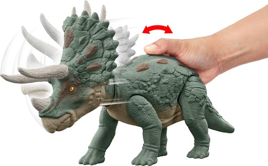 Mattel Jurassic World Triceratops Mega Actie HTK79