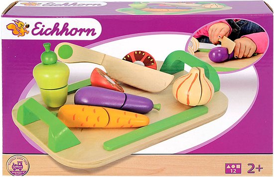 EH Chopping Board Vegetables – Snijplank en Speelgroenten Set