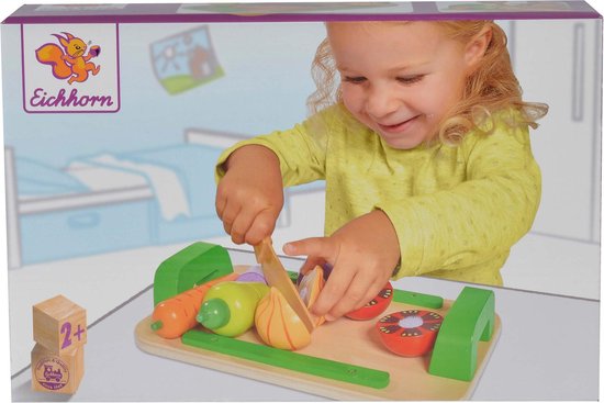 EH Chopping Board Vegetables – Snijplank en Speelgroenten Set