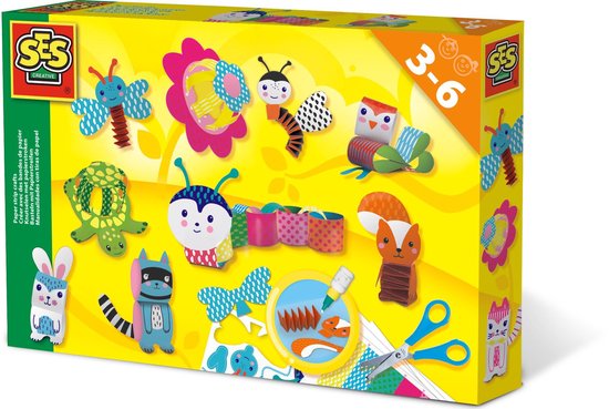 SES Knutselen met Papierstroken – Creatief Knutselpakket voor Kinderen