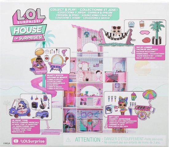 L.O.L. Surprise! Splatters Knutselkar – Meubelspeelset met Pop
