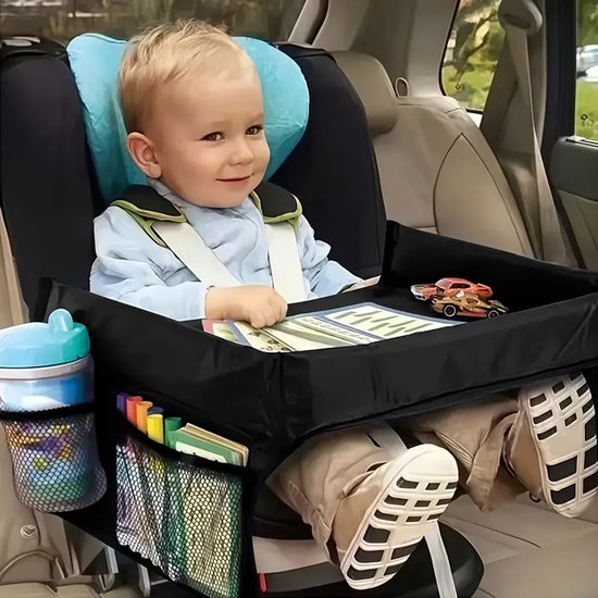 Tekentafeltje voor in de auto – Zwart – Kinderreisbureau