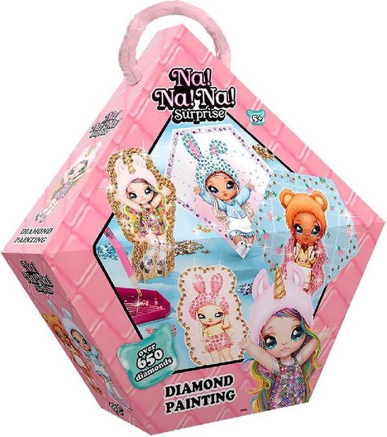 Totum NaNaNa Surprise Diamond Painting Set – Popjes & Bunnies Versieren (690+ Steentjes)