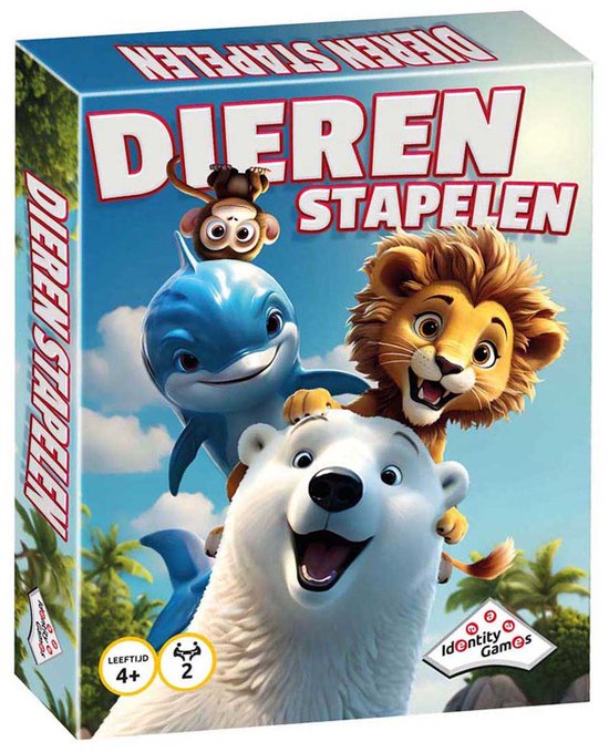 Identity Games – Dieren Stapelen Spel voor Kinderen – Gezelschapsspel