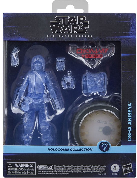 Hasbro Star Wars Black Series Holocomm Collection Action Figure Osha Aniseya 15 cm Action Figuur